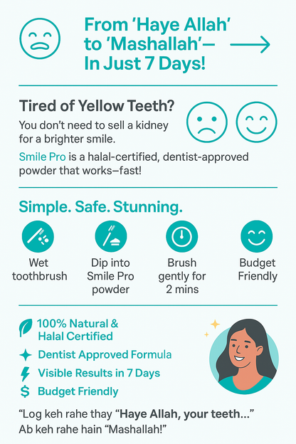 Smile Pro™ Teeth Whitening Powder